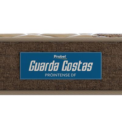 Colchão de Casal Guarda Costas Próintense DF Espuma D33 22x138x188cm Probel Bege com Marrom