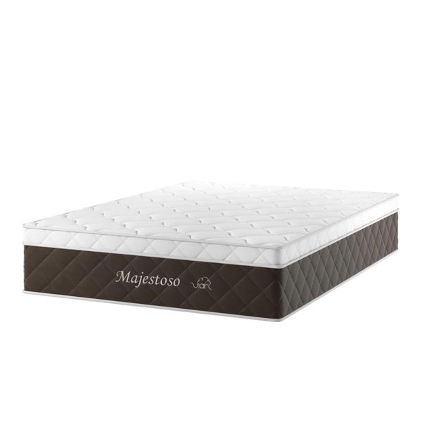 Colchão Magnético com infravermelho Molas ensacadas Casal 138 Majestoso Viero A33 Capuccino Colchão Magnético com infravermelho Molas ensacadas Casal 138 Majestoso Viero A33 Capuccino