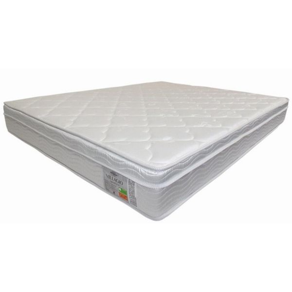 Colchão Casal Ortopédico Ortobom Villagio 24x138x188cm Branco Colchão Casal Ortopédico Ortobom Villagio 24x138x188cm Branco