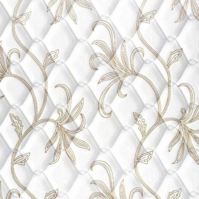 Colchão de Casal Probel Fort Comfort D40 com Molas Prolastic e Pillow Top 34x138x188 Branco com Bege