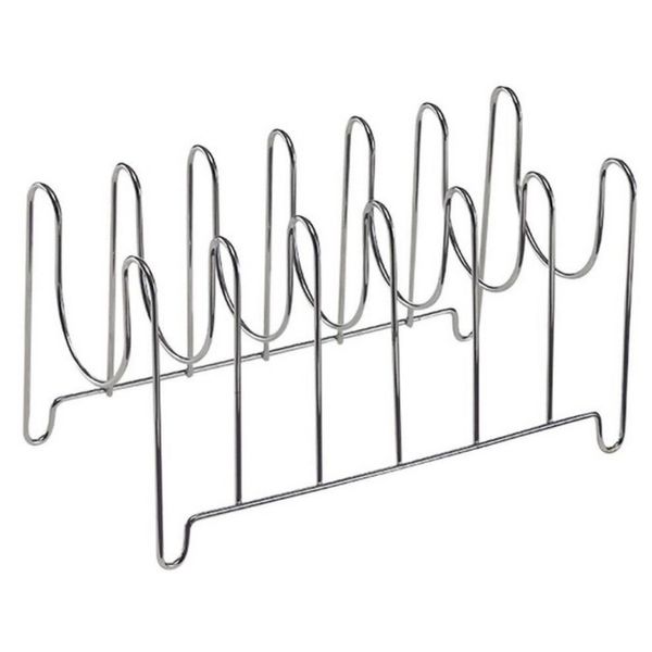 Organizador de Tampas Arthi em Aço Cromado Cromado Organizador de Tampas Arthi em Aço Cromado Cromado