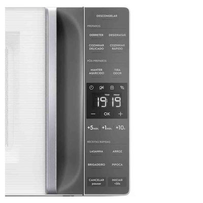Forno de Micro-ondas Electrolux Efficient ME23B com Função Manter Aquecido 23 L Branco / 110V
