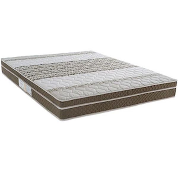 Colchão Queen Ilhéus Molas Pocket e Euro Pillow Biflex Marrom com Bege Colchão Queen Ilhéus Molas Pocket e Euro Pillow Biflex Marrom com Bege