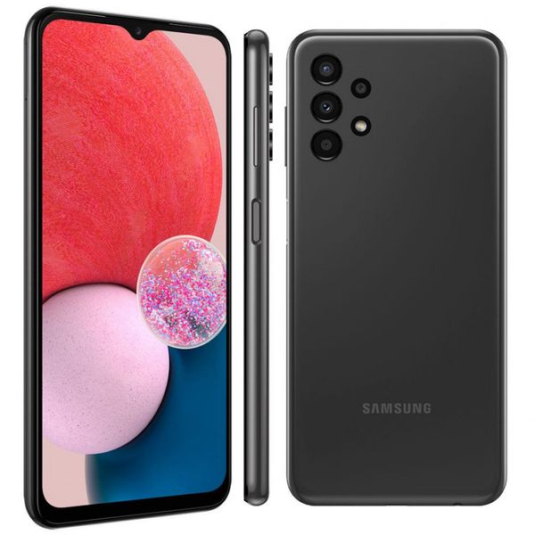 Smartphone Samsung Galaxy A13 128GB 4GB RAM Tela Infinita 6.6 Preto / Bivolt Smartphone Samsung Galaxy A13 128GB 4GB RAM Tela Infinita 6.6 Preto / Bivolt