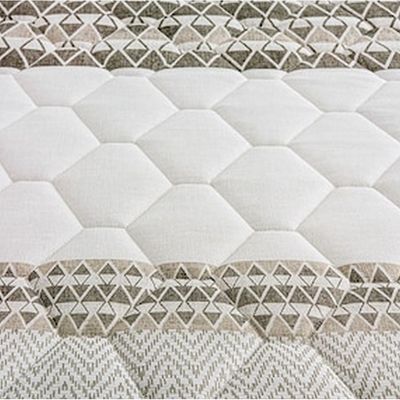 Colchão Queen Ilhéus Molas Pocket e Euro Pillow Biflex Marrom com Bege