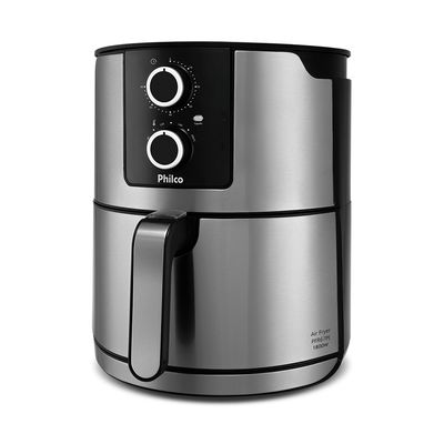 Fritadeira Air Fryer Philco 6 Litros PFR67PI Preto com Inox 127V