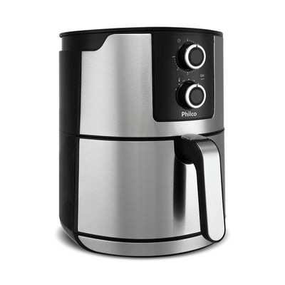 Fritadeira Air Fryer Philco 6 Litros PFR67PI Preto com Inox 127V