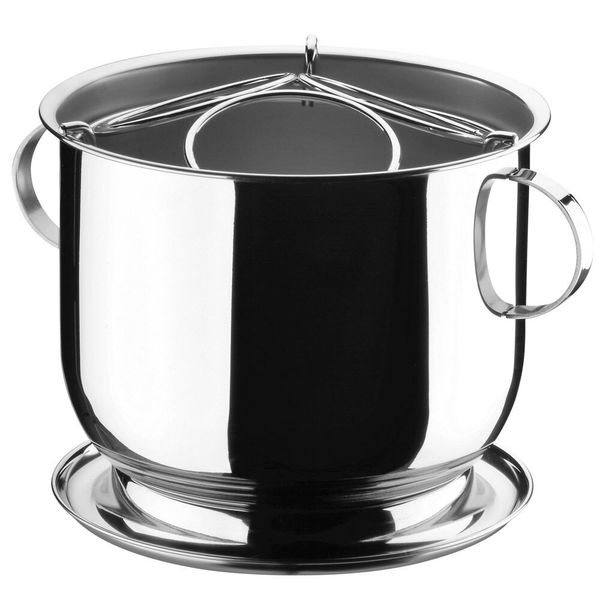 Champagneira Forma com Bandeja e Grelha Para 3 garrafas Inox