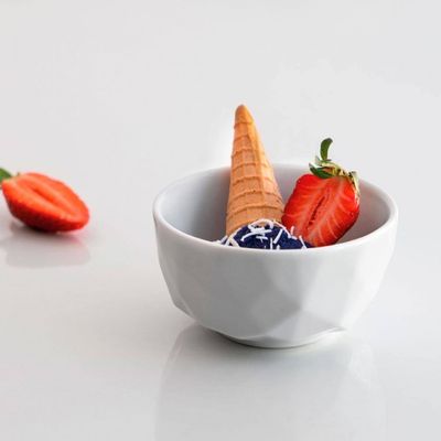 Conjunto com 6 Tigelas G Edros em Porcelana 2 L Germer Branco