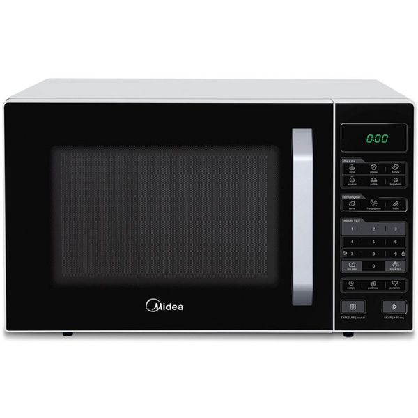 Forno Micro-ondas com Função Eco 27 Litros Midea Branco e Preto / 220V