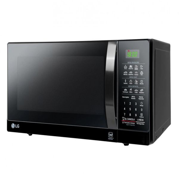Forno de Micro-ondas LG MS3097AR com Tecnologia I Wave 30L Preto / 220V