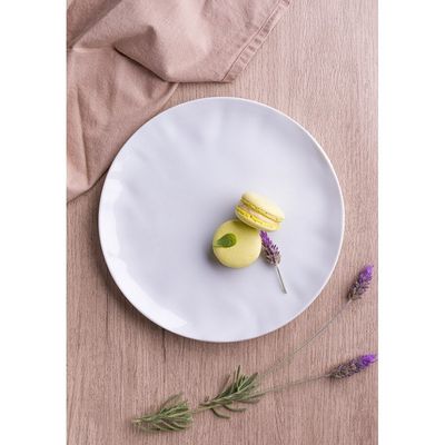 Aparelho de Jantar, Chá, Café e Sobremesa 42 Peças Germer Orgânico em Porcelana Branco