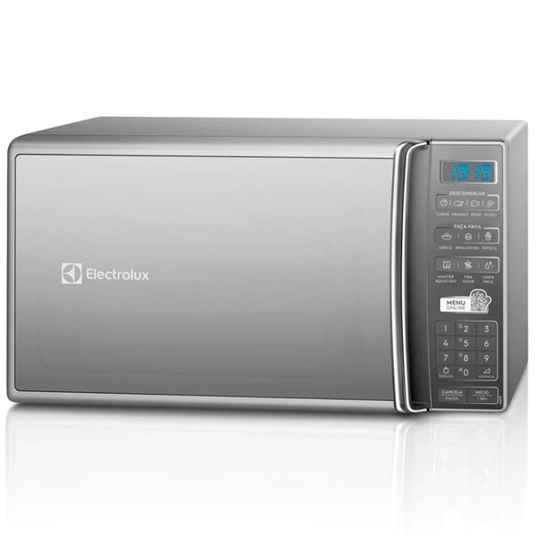 Forno Micro-ondas MS37R Receitas Pré-Programadas 27 Litros Electrolux Prata / 110V