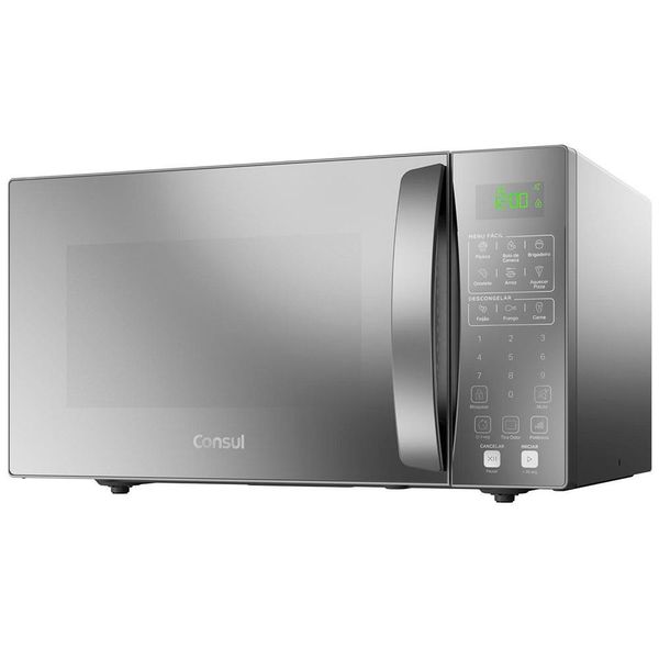 Forno de Micro-ondas Consul CMS46AR com Função Menu Fácil 32L Prata / 220V
