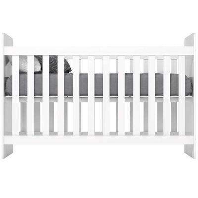 Berço Mini Cama 2 Em 1 Labirinto Branco