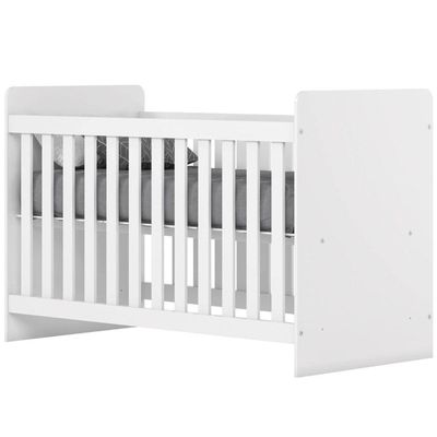 Berço Mini Cama 2 Em 1 Labirinto Branco