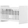 Berço Mini Cama 2 Em 1 Labirinto Branco