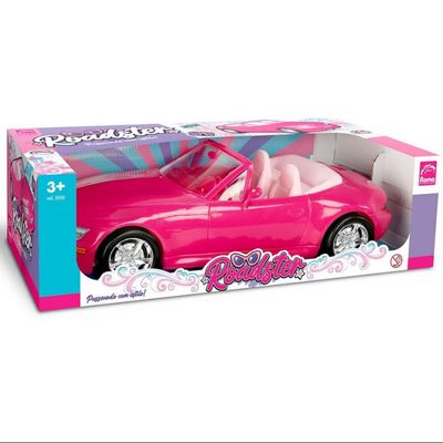 Carrinho para Boneca Roadster Roma Brinquedos Rosa