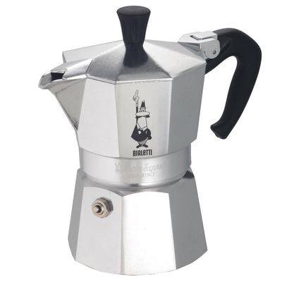 Cafeteira Nuova Moka Express Bialetti em Alumínio  2 Xícaras Alumínio