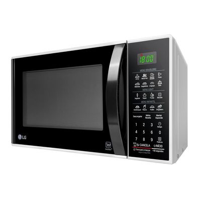 Forno de Micro Ondas MS3091BC Função Eco On 30 Litros LG Branco / 220V
