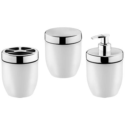 Conjunto para Lavabo Forma Acquaset 800733/BR 3 Peças Branco