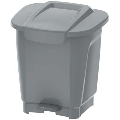Lixeira Tramontina com Pedal T-Force 92811 em Polipropileno 25 L Cinza