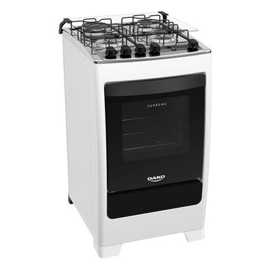 Fogão 4 Bocas Supreme Acendimento Automático Dako Branco / Bivolt