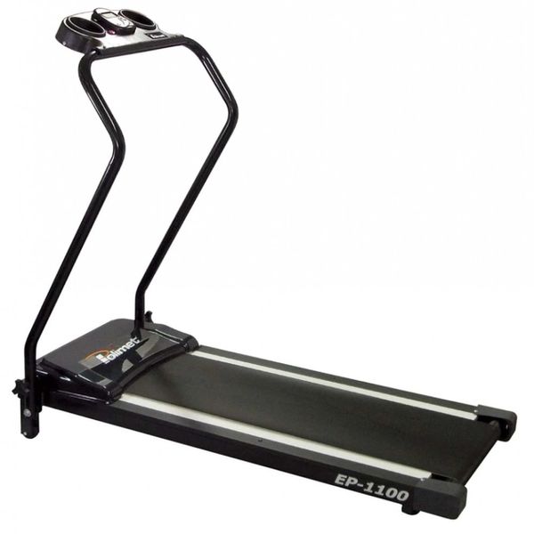 Esteira Ergométrica Elétrica Polimet Dobrável EP 1100 Cinza / Bivolt Esteira Ergométrica Elétrica Polimet Dobrável EP 1100 Cinza / Bivolt