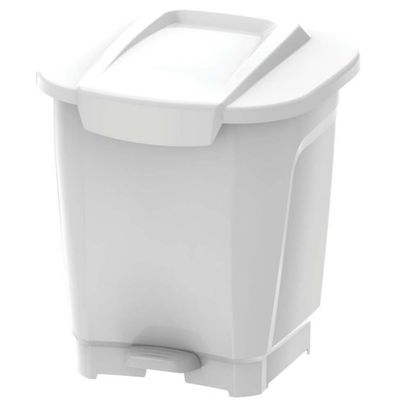 Lixeira Tramontina com Pedal T-Force 92811 em Polipropileno 25 L Branco