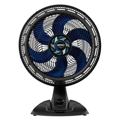 Ventilador de Mesa Arno Xtreme Force VB40 40cm com 3 Velocidades e 6 Pás Preto / 110V