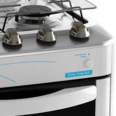 Fogão 4 Bocas Ágata 4062 com Acendimento Automático Esmaltec Branco / Bivolt