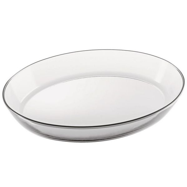 Assadeira Oval Marinex Celebrity - 35,2 cm Transparente