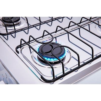 Fogão Atlas 4 Bocas Coliseum Plus com Forno com Amplo Visor Branco / Bivolt