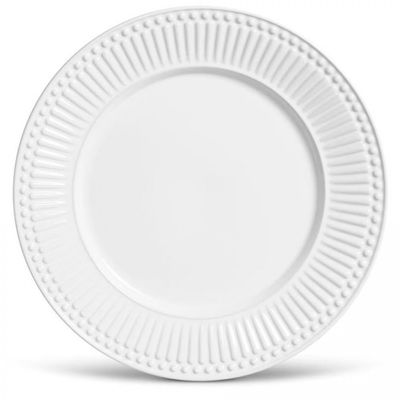 Aparelho de Jantar 18 Peças Porto Brasil Roma em Cerâmica Feldspática Branco