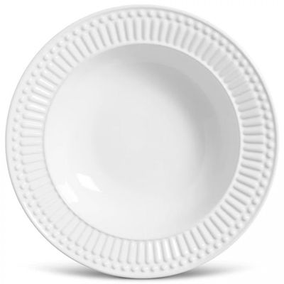Aparelho de Jantar 18 Peças Porto Brasil Roma em Cerâmica Feldspática Branco