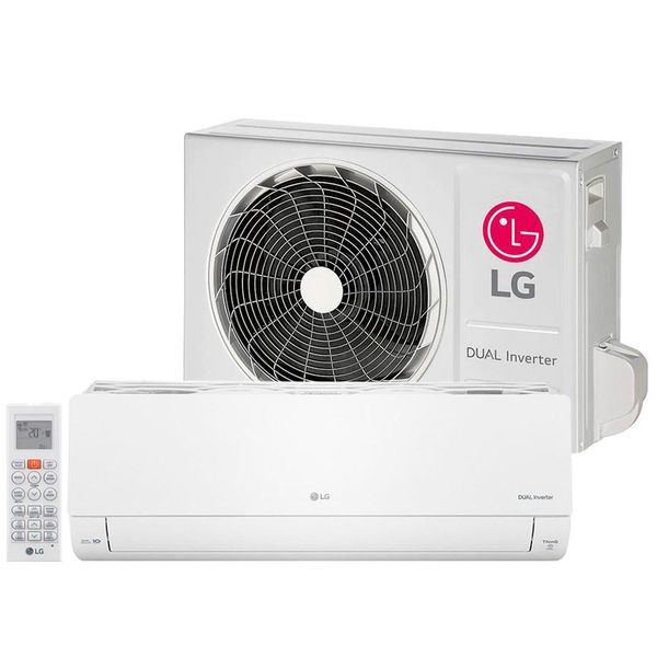 Ar Condicionado Split Dual Inverter Voice S4Q24K231E Frio 24.000 BTUS LG Branco / 220V Ar Condicionado Split Dual Inverter Voice S4Q24K231E Frio 24.000 BTUS LG Branco / 220V