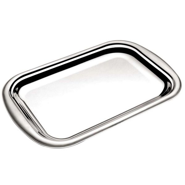 Bandeja Retangular Tramontina Cosmos 39x26CM Inox Bandeja Retangular Tramontina Cosmos 39x26CM Inox