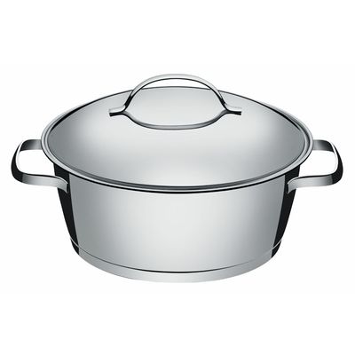 Caçarola Rasa Allegra Tramontina 22cm em Inox 62653220 Alumínio