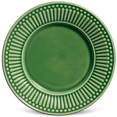 Aparelho de Jantar 18 Peças Porto Brasil Roma em Cerâmica Feldspática Verde