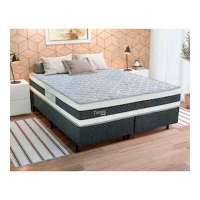 Cama Box Queen Size Turquia Molas Pocket Pillow Inn Biflex n/a
