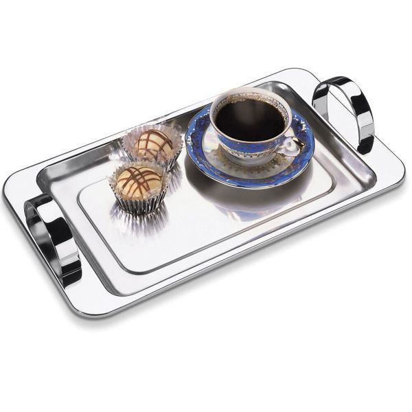 Bandeja Forma p/ Cafezinho c/ Alça Inox