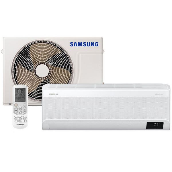 Ar-Condicionado Split 9.000 BTUs Samsung Inverter WindFree Frio AR09AVHABWK Branco / 220V Ar-Condicionado Split 9.000 BTUs Samsung Inverter WindFree Frio AR09AVHABWK Branco / 220V