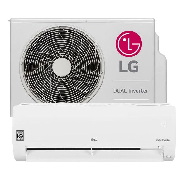 Ar-Condicionado Split LG Dual Inverter Voice S4-Q18KL31A Frio 18.000 BTUs Branco / 220V Ar-Condicionado Split LG Dual Inverter Voice S4-Q18KL31A Frio 18.000 BTUs Branco / 220V