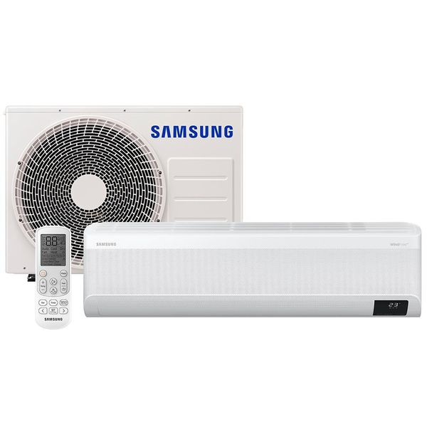 Ar-Condicionado Split 18.000 BTUs Samsung Inverter WindFree Frio AR18AVHABWK Branco / 220V