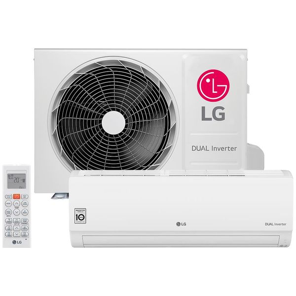 Ar Condicionado Split 9.000 BTUs LG Dual Inverter Voice Frio S4Q09WA51B Branco / 110V Ar Condicionado Split 9.000 BTUs LG Dual Inverter Voice Frio S4Q09WA51B Branco / 110V