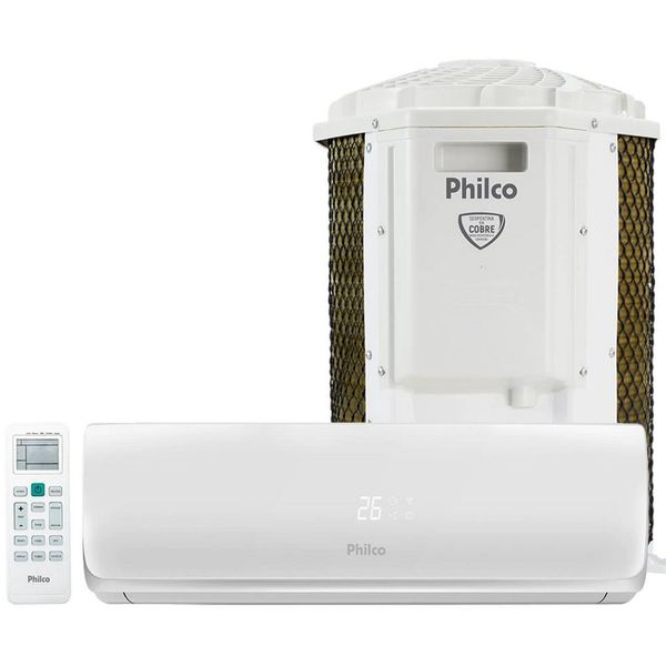 Ar-Condicionado Split 9.000 BTUs PAS9200F1 Frio Philco Branco / 220V Ar-Condicionado Split 9.000 BTUs PAS9200F1 Frio Philco Branco / 220V