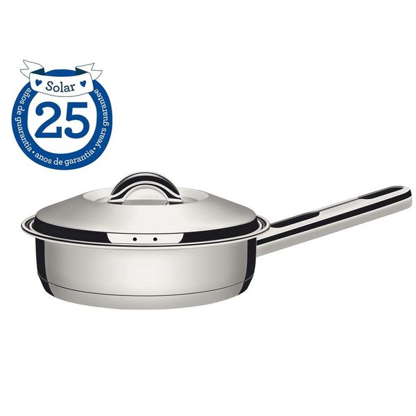 Frigideira Tramontina Solar 62500240 Aço Inox 24 cm Inox Frigideira Tramontina Solar 62500240 Aço Inox 24 cm Inox