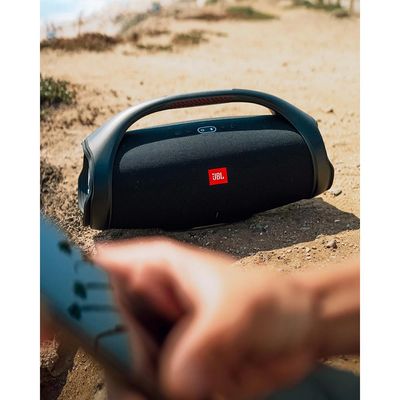 Caixa de Som Portátil JBL Boombox 2 com Bluetooth IPX7 PartyBoost 80W Preto / Bivolt