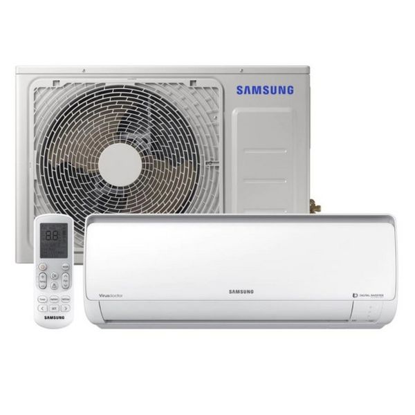 Ar-Condicionado Split Samsung Digital Inverter Frio 21.500 BTUs - 220V Branco / 220V Ar-Condicionado Split Samsung Digital Inverter Frio 21.500 BTUs - 220V Branco / 220V