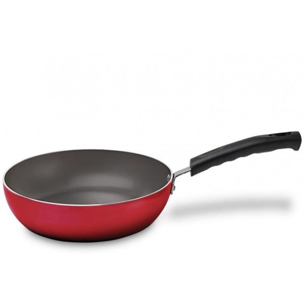 Frigideira Brinox Saffron em Alumínio com Revestimento Interno Antiaderente Pro-Flon e Cabo de Baquelite 28 cm Vermelho Frigideira Brinox Saffron em Alumínio com Revestimento Interno Antiaderente Pro-Flon e Cabo de Baquelite 28 cm Vermelho